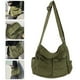 thumbnail image 5 of Bolso bandolera de lona de gran capacidad para mujer., 5 of 7
