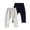 Brown, variant on ITSAME Boys Girls Cotton Pants 2-Pack Elastic Waist Breathable Loose Fit Kids Soft Comfy Casual Pants Gray Size 3T