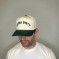 thumbnail image 3 of Extra Dirty Embroidered Trucker Hat, Two-Tone Adjustable Snapback Cap, Unisex Streetwear Baseball Hat for Casual and Outdoor Style, Fashion and Statement Outfits, 3 of 5