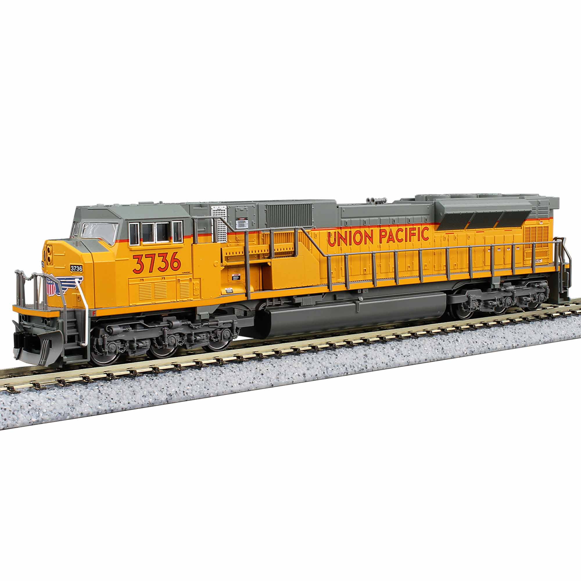 Kato USA Inc. N EMD SDP40F BNSF Maersk #6976 w Digitrax DCC