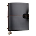 thumbnail image 2 of Leather Travel Diary Notebook A7 Size for s Office Hard Cover 13.5x10.5cm, 2 of 6