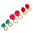 thumbnail image 1 of Pendientes de metal pendientes cómodos para combinar ropa para fiestas para fiestas de baile ANGGREK Otros, 1 of 8
