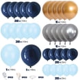 thumbnail image 3 of Balloon Arch Kit, 116 PCS Navy Blue Balloons Macaron Blue Balloons Balloon Garland Kit Blue Balloon Arch Party Balloons Latex Balloons for Baby Shower Decorations Wedding Decorations Birthday, 3 of 8