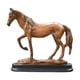 thumbnail image 1 of Escultura de caballo, adorno de mesa, estatua creativa de animal coleccionable para dormitorio Marrón, 1 of 9