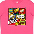 thumbnail image 4 of Inktastic My Nana Loves Me Youth T-Shirt, 4 of 5