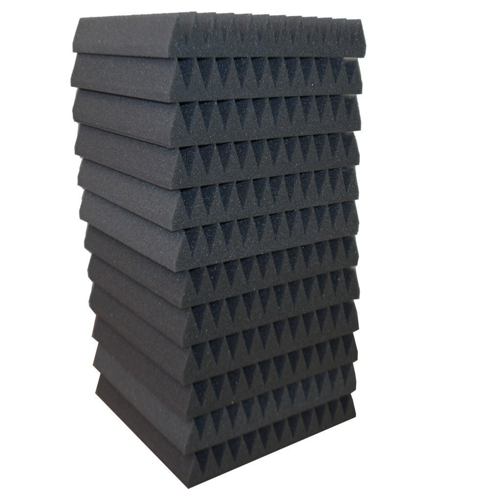 AK TRADING CO AF Acoustic Foam Panels 2H x 12W x 12L Inch Soundproof Tiles