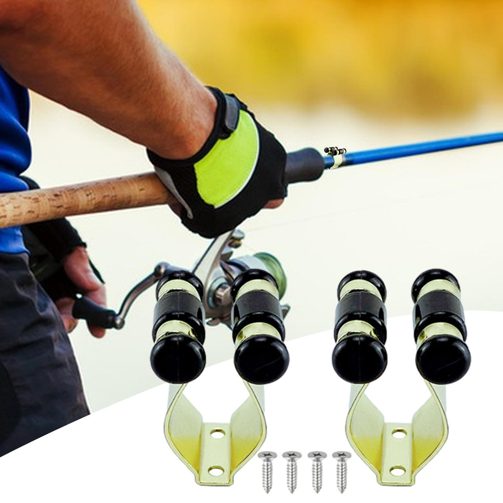 Fishing Rod Holder Gilding Metal Fishing Rod Clips Club Positioning