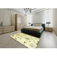 thumbnail image 4 of Ahgly Company Indoor Round Contemporary Brownish Green Abstract Area Rugs, 5' Round, 4 of 6
