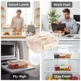 thumbnail image 5 of 9-Compartment Snack Box with Lid, Portable Food Storage Container, Removable Dividers, 12.2x9.4 Inch, White, for Meal Prep, Kids Lunches, Picnics, 5 of 7