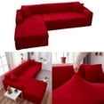 Red Four Seasons Universal Type Milk Silk Elastic Sofa Cover Full Enveloping Universal Sofa