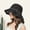 black, variant on Summer Korean Version Of Sunscreen Sun Hat Wave Wave Edge Flowers Hollow, Breathable Sun Hat Seaside Beach Can Fold The Pot