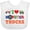 AA-White, variant on Inktastic I Love Trucks Boys or Girls Baby Bib