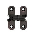 thumbnail image 7 of SOSS 203C4 1/2" x 1-3/4" Light Duty Invisible Hinge for 3/4" Doors Satin Brass Finish, 7 of 7