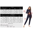 thumbnail image 5 of Uniexcosm Women's Loungewear Set Two Piece Fall Outfit Long Sleeve Pullover Tops & Long Pants Tracksuit Sweatsuits, 5 of 10