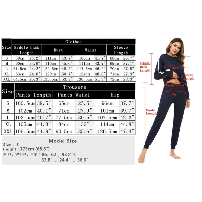 Uniexcosm Women's Loungewear Set Two Piece Fall Outfit Long Sleeve Pullover  Tops & Long Pants Tracksuit Sweatsuits