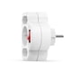 thumbnail image 4 of Adaptador de Enchufe 3 Vías con Interruptor 2 Euroenchufes y 1 Toma Tierra Blanco, 4 of 6