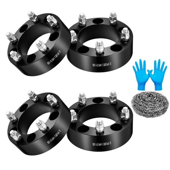 SPEEDWOW 2 inch 5x5.5 Wheel Spacers Compatible with RAM 1500 2012-2018,108mm Center Bore & 5 Lug M14x1.5 Studs & 139.7mm Forged Wheel Spacer Compatible with RAM 1500 Classic 2019-2022,4PCS
