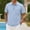 Light Blue, variant on Men's Big and Tall Golf Polo Shirts Short Sleeve Pocket Performance Moisture Wicking Quick Dry Cotton Striped Golf Shirts for Men Size M-4XL Light Blue