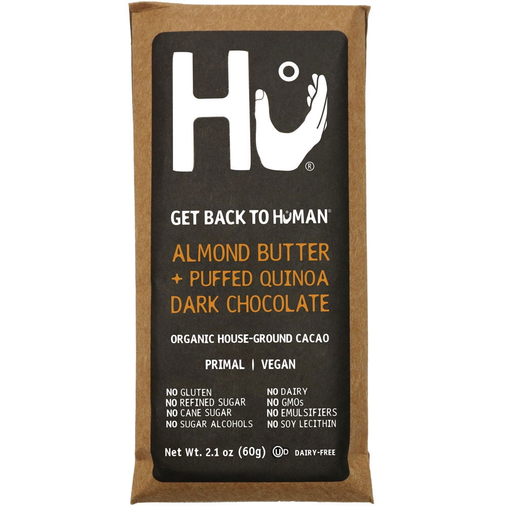 Hu Almond Butter + Puffed Quinoa Chocolate Bar, 2.1 Oz