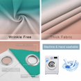 thumbnail image 4 of Teal Pink Ombre Blackout Curtains for Bedroom/Living Room, Thermal Insulated Kitchen Curtains, Modern Gradient Abstract Art Grommet Darkening Window Treatment Drapes 52"x84"x2, 4 of 8