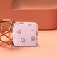 thumbnail image 3 of 2 bolsas de almacenamiento para servilletas para mujeres y niñas, monedero con soporte para tampones, bolsas para el período, almohadillas para orejas de enfermería rosa melocotón azul Macarena titular de almacenamiento, 3 of 8