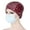 Wine Red, variant on Slouchy Beanie Hat Headwear Women With Buttons India Hat Cancer Chemo Hat Beanie Wrap Cap