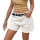 thumbnail image 2 of mfyjkho Pantalones Cortos Para Correr, Pantalones Cortos Vaqueros Holgados De Verano Con Botones Y Bolsillos Y Cremallera Para Mujer Pantalones Cortos Deportivos Para Mujer L, 2 of 8