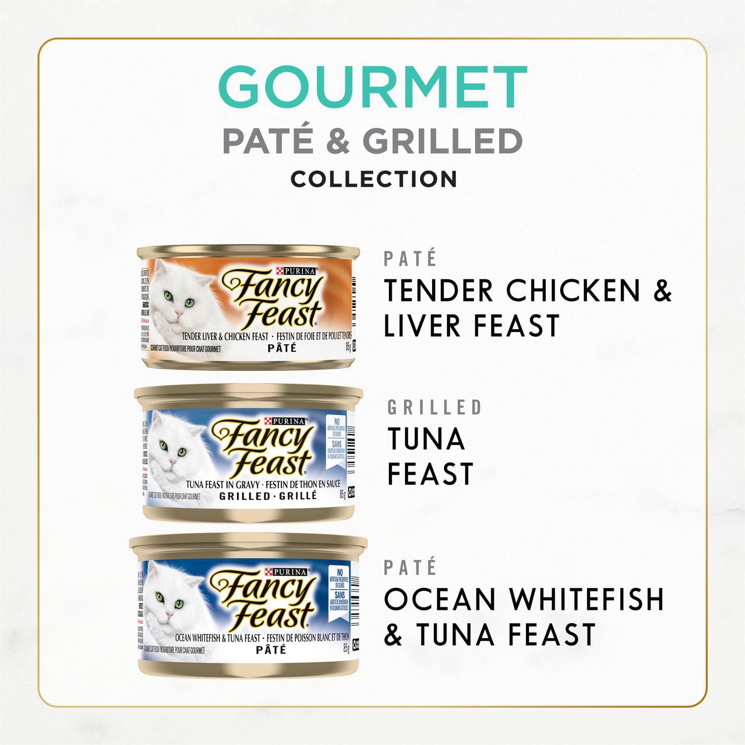 Fancy Feast Gourmet Variety Pack, Wet Cat Food 12 X 85g, 85 g x 12