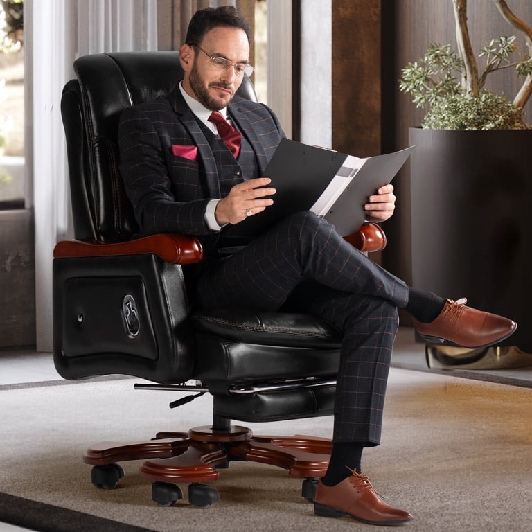 Jones Big & Tall Executive Chair with Massage, Ergonomic Design