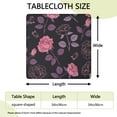 thumbnail image 2 of Square Tablecloth with Elastic Edges 34 * 34 Inch Pioneer Waterproof Work Hard So I Can Have a Better Life Table Cover Washable Indoor and Outdoor for Party Kitchen Dinner Banquet Patio Picnic, 2 of 6