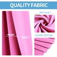 thumbnail image 5 of Blackout Window Curtain 84 " inch Long 1 Panel K68 Dark Pink Color Thermal Top Grommets for Bedroom Closet Divider Room Home Décor, 5 of 6