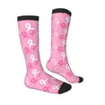 thumbnail image 3 of Balery Breast Cancer Awareness (3) Fun Novelty Socks Men'S Women'S Crew Socks Funny Crazy Novelty Socks Quirky And Cool Socks, 3 of 9