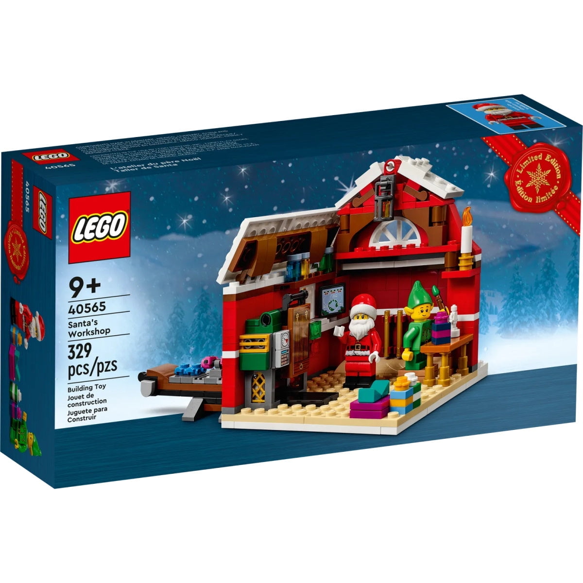 LEGO Santa's Workshop Limited Edition 329 Piece Building Kit