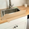 thumbnail image 3 of OUNONA  Sink Edge Guard for Kitchen Splash Bathroom Hotfix Tape Khaki, 3 of 8