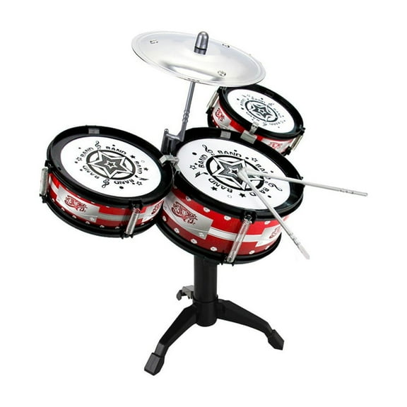 Darzheoy Kids Drum Set Plastic Toy Drum Set for Kids 1-5 Years Old Boys Girls Musical Instruments Playing Beats Toys Birthday Xmas Gift Toy for Toddlers