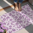 thumbnail image 4 of Pink and Purple Of Leopard Print Door Rugs,Washable Non Slip Door Mats Indoor,Decorative Door Mats,Entry Mat Indoor for Entrance,Bedroom,Kitchen,Bathroom,20"x32", 4 of 6