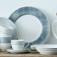 thumbnail image 2 of Noritake Grey Hammock Round Platter, 2 of 6