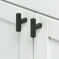 thumbnail image 3 of GlideRite 2 in. Solid Square Cabinet T-Knob, Matte Black - 21683-T-MB, 25 Pack, 3 of 4