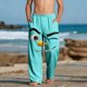 thumbnail image 2 of Niños Pantalones Niñas Pantalones de Playa Informales Impresos de Moda con Bolsillos para Vacaciones Y Deportes Al Aire Libre, Pantalones de Niñas Pequeñas, 2 of 9