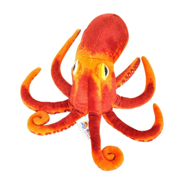 KAKOWELY Pulpo de peluche de juguete, simulación de animal marino, juguete de peluche para niños, pulpo de juguete