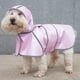 thumbnail image 5 of Chubasquero Impermeable con Capucha para Perros Chubasquero Impermeable para Perros Elegante Ligero Impermeable PU Rayas Reflectantes Chaqueta de Lluvia Transpirable ANGGREK  Otros, 5 of 8