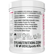 Evlution Nutrition Clear Whey - 100% Whey Protein Isolate - For Muscle Growth, Strength & Recovery - 20g Isolate Protein Per Serving - Fast Absorbing - Gluten & Fat Free - 1.1lb - Pink Lemonade