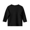thumbnail image 5 of ameIAEA 3/4 Sleeve Shirts for Girls Boys Ribbed Knit Casual Tees Kids Crewneck Solid Color Tops, 5 of 6