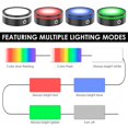 thumbnail image 2 of HLONK LED Light Base Touch Control Light Display Base LED Display Base 2 Power Supply Modes LED Lamp Base Flat LED Light Display Base for Home Party, 2 of 10
