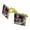 Gold, variant on Christmas Holiday Santa Rooftop Magic Square Cufflink Set - Silver or Gold