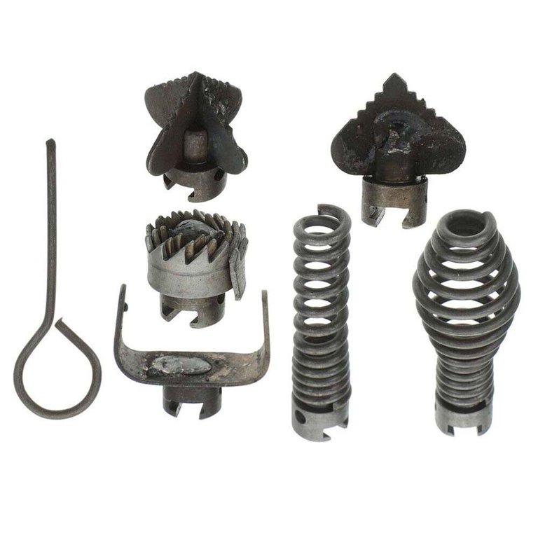 Mumusuki 7-Piece 16mm Drain Snake Cutting Head Set – Manganese Steel, K400 Accessories For Drain Cleaner & Pipeline Dredging Machines