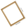 thumbnail image 2 of OULII 1Set Display Picture Frame 26.7x9x1.7in Khaki Acrylic For Home Decoration And Art Display, 2 of 8