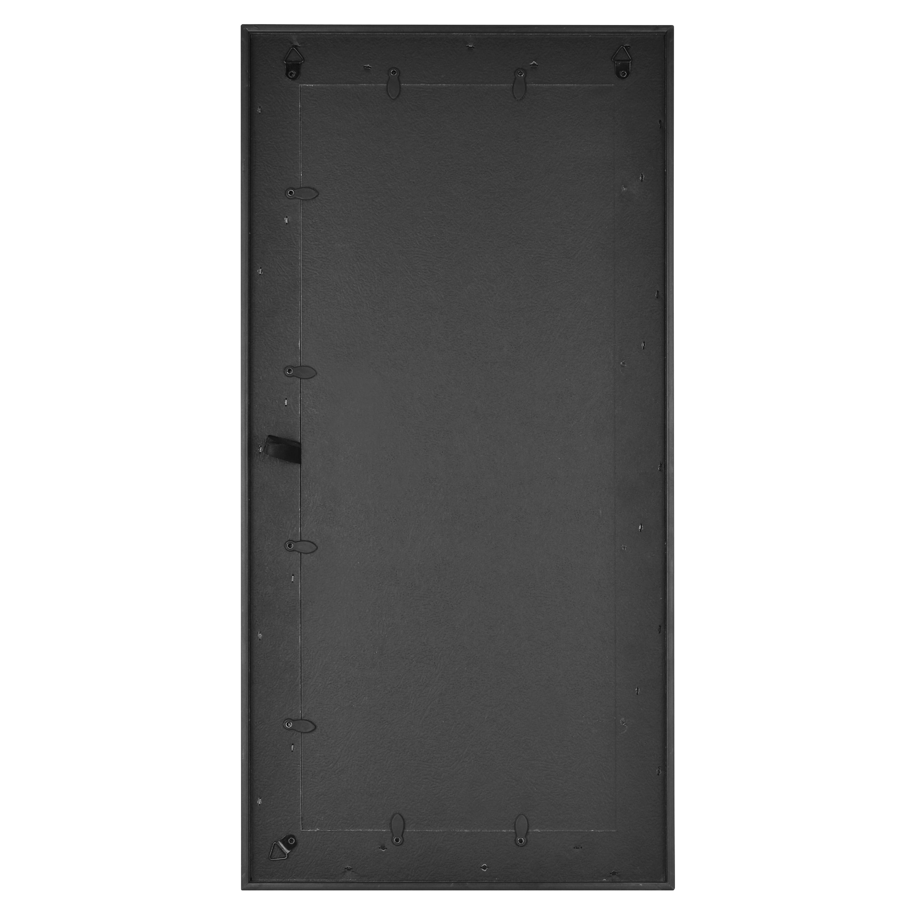 Mainstays 4x6 4-Opening Matted Wall Collage Picture Frame, Rustic Gray