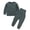 82Dark Green300, variant on XAOFW Baby Boys Girls Outfits Long Sleeve Solid Color Top And Elastic Pants 2 Piece Everyday Sets For Toddlers Kids Comfortable Clothing Sets 18-24 Months