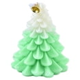 thumbnail image 2 of Scented Candle Soy Wax Christmas Candle, Rose Fragrance Christmas Tree Glass Candle for Home Decor and Gift, 2 of 6